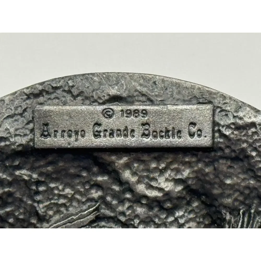 Arroyo Grande Buckle Co. American Eagle Belt Buckle Vintage Western Collectible